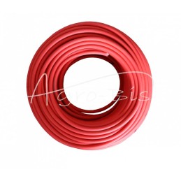 Suvirinimo užvedimo kabelis, akumuliatoriaus kabelis 1x16 gumuotas - lankstus raudonas Premium ELMOT , parduodamas metrais - KAB