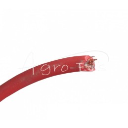 Suvirinimo užvedimo kabelis, akumuliatoriaus kabelis 1x16 gumuotas - lankstus raudonas Premium ELMOT , parduodamas metrais - KAB