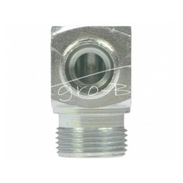 Hidraulinės jungties alkūnė 90 BB M22x1.5 - M18x1.5 15L/12L - HS253