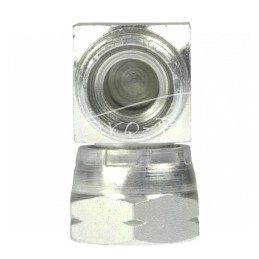 Hidraulinės jungties alkūnė 90 AB 3/8" - M18x1.5 12L - HS345