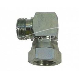 Hidraulinės jungties alkūnė 90 AB M22x1.5 - M20x1.5 15L/WNP-DKM - HS320