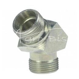 Hidraulinė alkūnė 45 BB M22x1.5 - M22x1.5 15L/15L - HS266