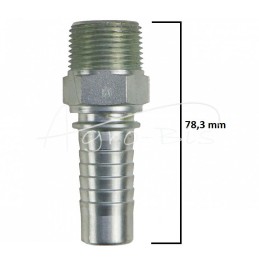 Hidraulinė jungtis - AGN DN20 galas, NPTF 3/4" išorinis sriegis - 6077.2000