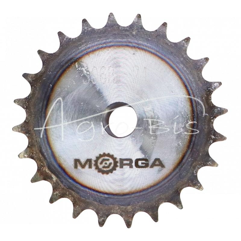 Grūdinto tipo žvaigždutė su flanšu, stebule 06B-1 Z-24, išorinis skersmuo 76,7 mm MORGA - S06B124M