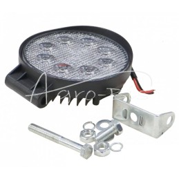 LED darbinis žibintas apvalus FI-116mm 8 LED universalus 1800lm - LL8L116MM