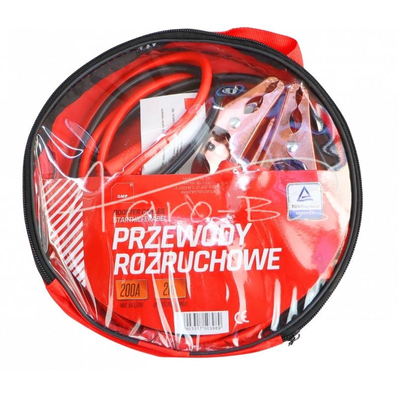 Kabeliai, užvedimo kabeliai, 200A kabeliai, 2 m ilgio - 200A2M