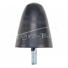 Universalus kūginis guminis buferis H-90 fi 75 vienas M12 varžtas - H90