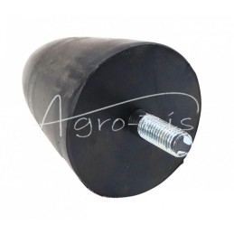 Universalus kūginis guminis buferis H-90 fi 75 vienas M12 varžtas - H90