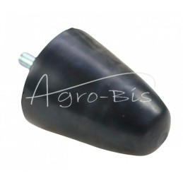 Universalus kūginis guminis buferis H-90 fi 75 vienas M12 varžtas - H90