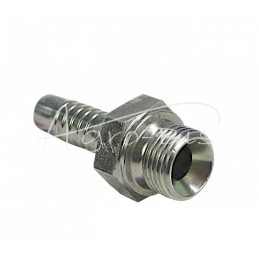 Tiesaus galo išorinis sriegis AGR DN13 1/2" BSP S27 didelis šešiakampis BSP 6054.1300 HYDRAL - AGRDN13G1/2H