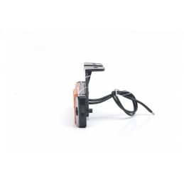 Kombinuotas gabaritinis žibintas, šoninis gabaritinis, W45S, 2 LED, 12V/24V, atsparus vandeniui, IP68, LED, oranžinis, su laidu 