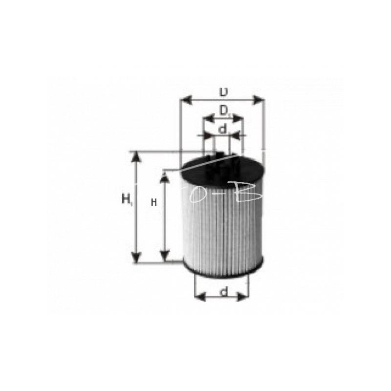 Deutz Fahr alyvos filtro įdėklas - WO15-60X