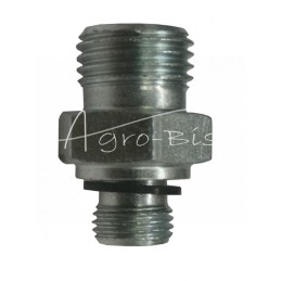 Hidraulinė jungtis BB M10x1 - 9/16 ORFS/ED" - HS477