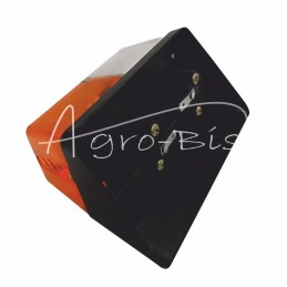 T-25 priekinis žibintas, metalinis, dešinysis - PF-204P/METAL