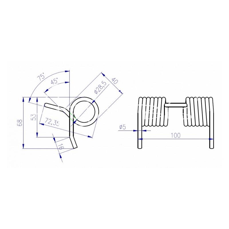 Mengele LAW 360 peilio spyruoklė - 03-080029