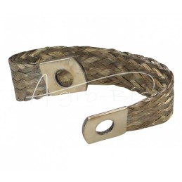 Įžeminimo vielos tinklas FI-8mm ilgio 200mm pynimas universalus nikeliuotas aukščiausios kokybės ELMOT - PM200PEL