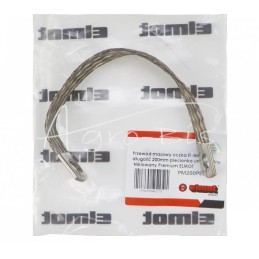 Įžeminimo vielos tinklas FI-8mm ilgio 200mm pynimas universalus nikeliuotas aukščiausios kokybės ELMOT - PM200PEL