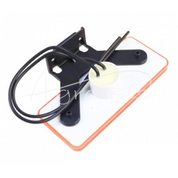 Šoninis gabaritinis žibintas W17 12/24V oranžinis vandeniui atsparus IP68 LED su atšvaitu - 101Z