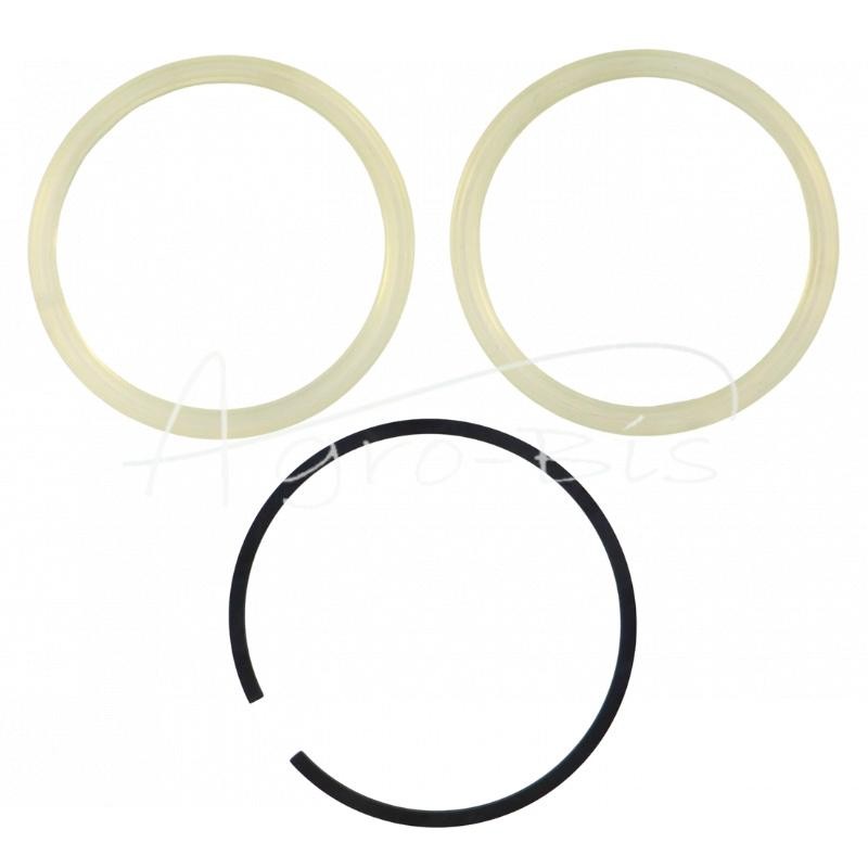 Svirties pakėlimo cilindro sandariklių komplektas + plieninis žiedas C-385 PZL HYDRAL - K168H