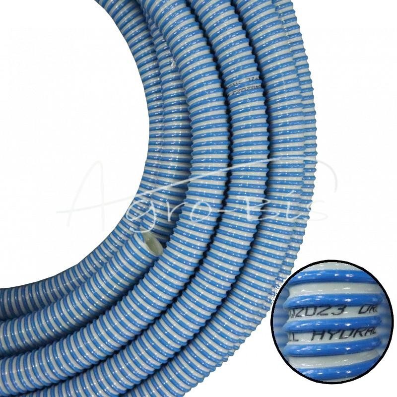 PVC/PVC nuotekų siurbimo ir išleidimo žarna DN25 Premium PZL HYDRAL - PCV25PHMB