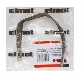 Įžeminimo vielos tinklas FI-10mm ilgio 210mm vario pynimas universalus nikeliuotas aukščiausios kokybės ELMOT - PM210PEL