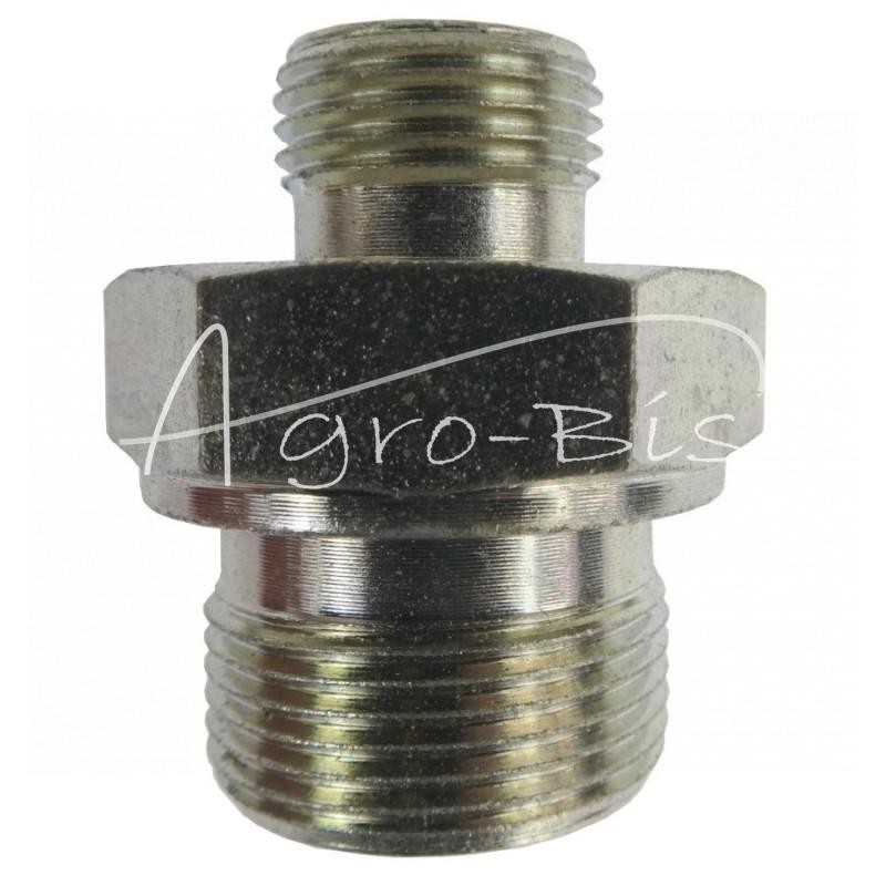 Hidraulinė jungtis BB M18x1.5 - M26x1.5 ED/12L - HS438