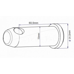 Ursus MF3 sukimo kaištis, grūdintas MORGA - 1671168M1M