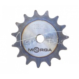 Grūdinto grandinės žvaigriovelis su flanšu, stebule 10B-1 Z-15 išorinis skersmuo - 83,2 mm MORGA - S10B115M