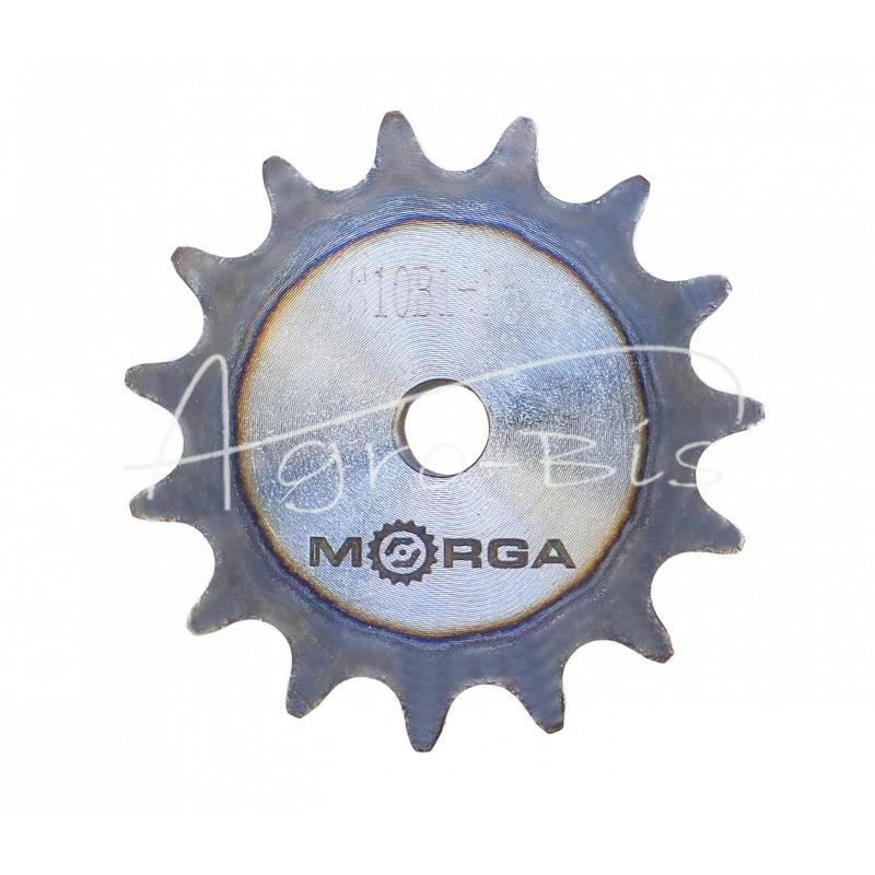 Grūdinto grandinės žvaigriovelis su flanšu, stebule 10B-1 Z-15 išorinis skersmuo - 83,2 mm MORGA - S10B115M