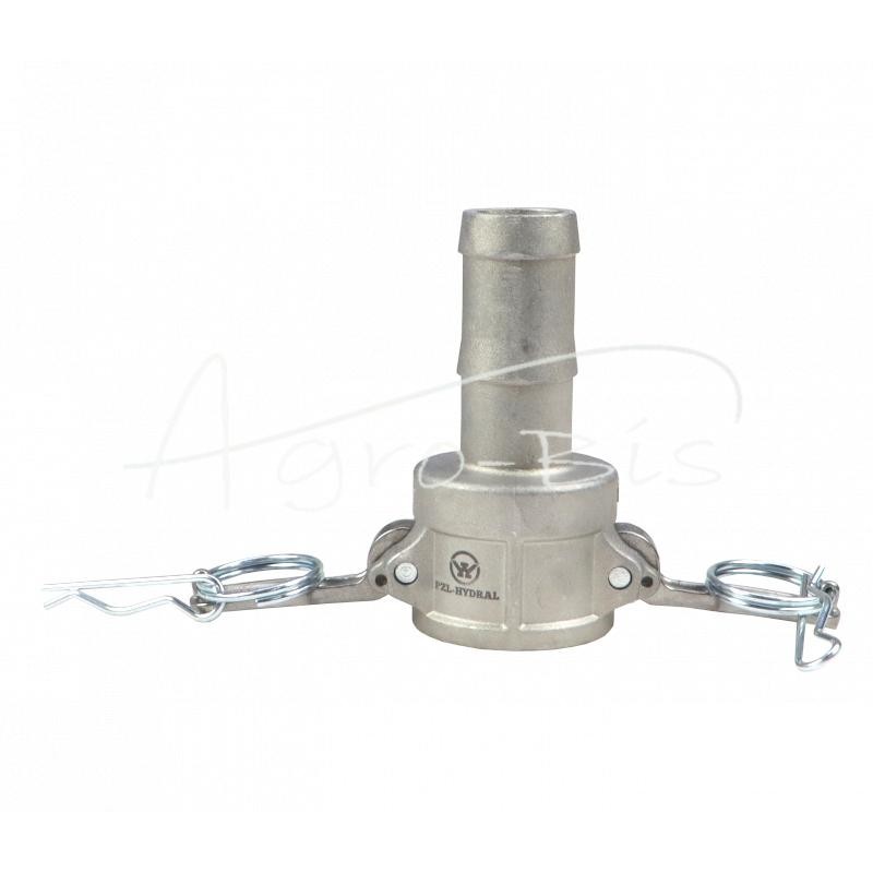 „Camlock“ jungties lizdas, C tipo, aliuminis, 1" x 25 mm, PZL HYDRAL - ZCC25H