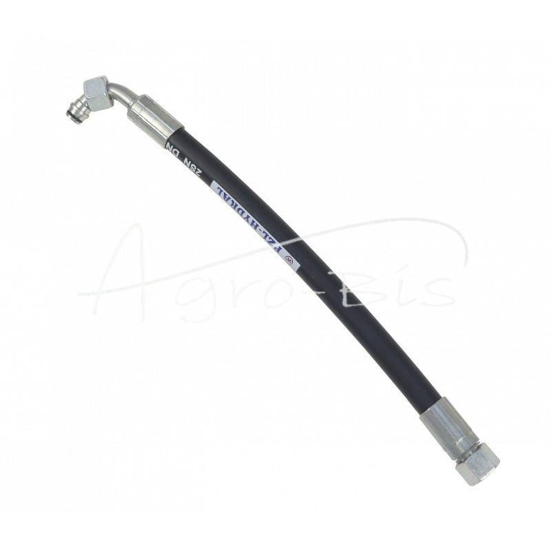 Hidraulinė žarna DN10 330bar vidinis sriegis M18x1.5 tiesi / alkūnė DKOL 90 DN10 M18X1.5 12L, L-300mm DN10-2SN PZL-HYDRAL - AK-1