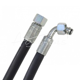 Hidraulinė žarna DN10 330bar vidinis sriegis M18x1.5 tiesi / alkūnė DKOL 90 DN10 M18X1.5 12L, L-300mm DN10-2SN PZL-HYDRAL - AK-1