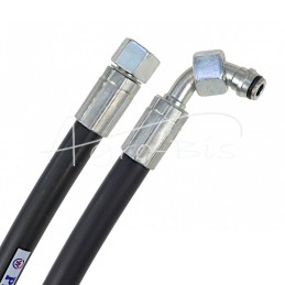 Hidraulinė žarna DN10 330bar vidinis sriegis M18x1.5 tiesi / alkūnė DKOL 90 DN10 M18X1.5 12L, L-280mm DN10-2SN PZL-HYDRAL - AK-1