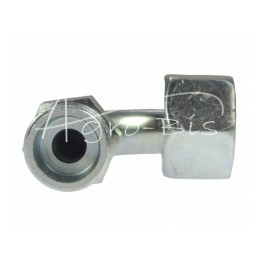 Hidraulinės jungties jungtis - lenkta AB M24x1.5 16S seno tipo kūgis be O žiedo - HS366