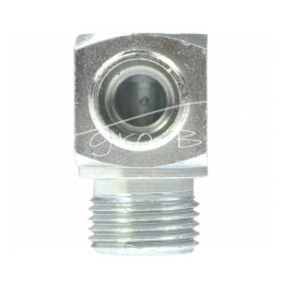 Hidraulinės jungties alkūnė 90 BB 1/2" - M18x1.5 12L - HS265