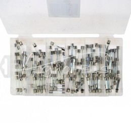 Cilindrinių stiklinių saugiklių rinkinys 120 vnt. - ZBSZ