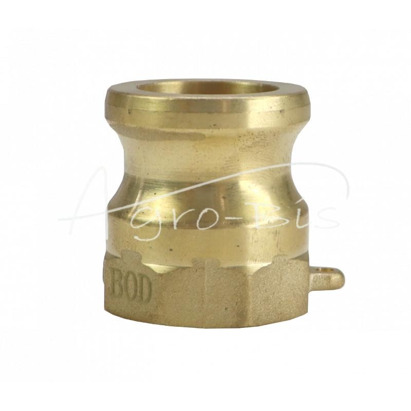 „Camlock“ jungties kištukas, A tipo, žalvaris, 3/4 colio x 19 mm, PZL HYDRAL - ZCMA19H