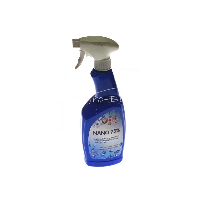 Nano 75 % paviršių dezinfekantas 0,75 l - NANO0,75