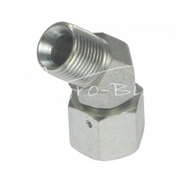 Hidraulinė alkūnė 45 AB 1/2 - 1/2" - HS359