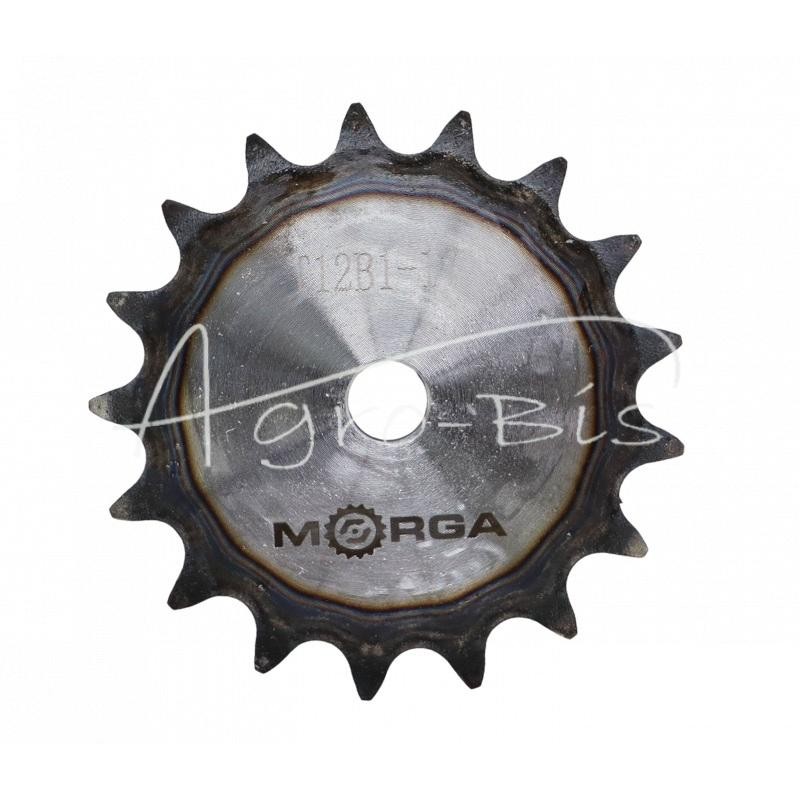 Grūdinto grandinės žvaigrio disko 12B-1 Z-17 išorinis skersmuo 111,9 mm MORGA - T12B117M