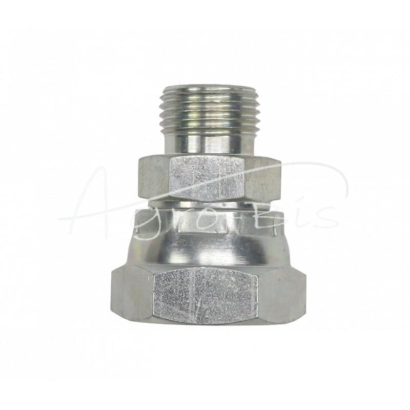 Hidraulinės jungties jungtis – tiesi AB M24x1.5 - M18x1.5 16S/12L - HS90