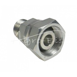 Hidraulinės jungties jungtis – tiesi AB M24x1.5 - M18x1.5 16S/12L - HS90