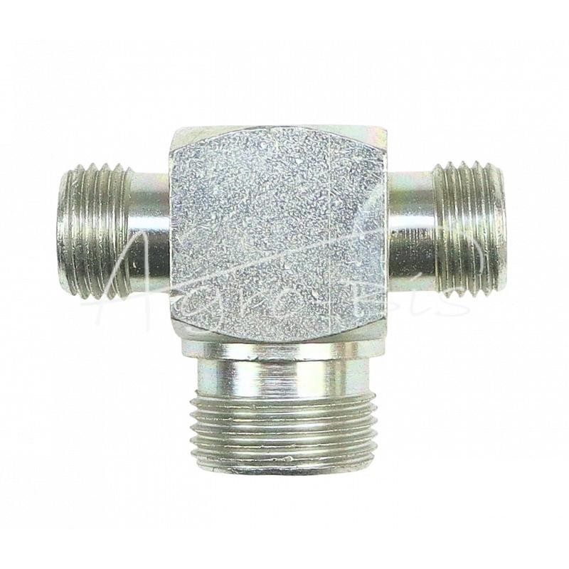 Hidraulinė jungtis – trišakis M16x1.5 - M22x1.5 - M16x1.5 10L/15L/10L - HS14