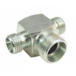 Hidraulinė jungtis – trišakis M16x1.5 - M22x1.5 - M16x1.5 10L/15L/10L - HS14