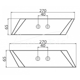 Kaltas, dalinkitės arbatpinigiais kairėje Kverneland 063090 - 63090P