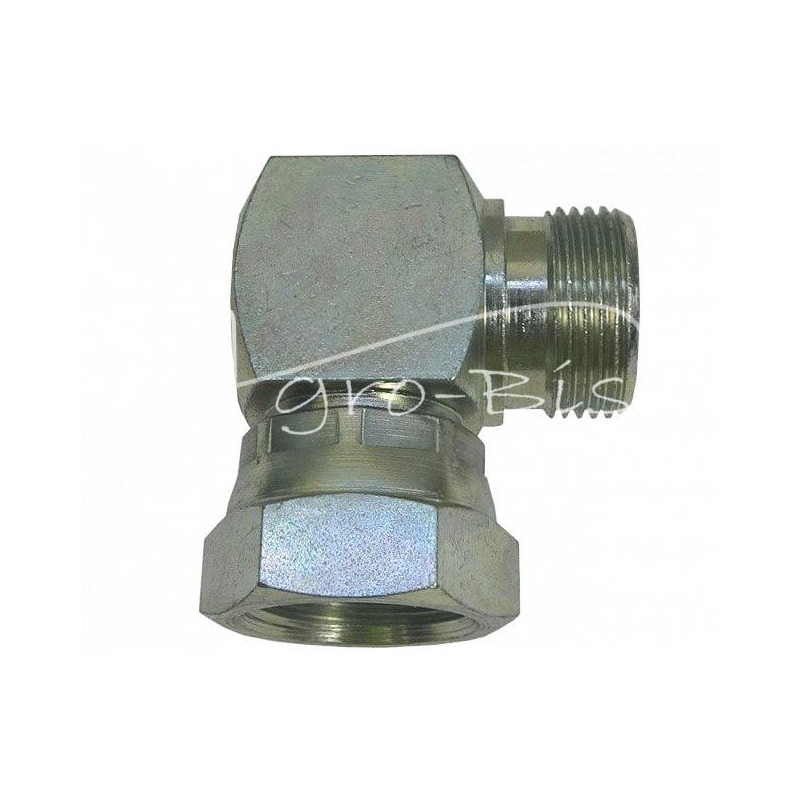 Hidraulinė alkūnė 90 AB M22x1.5 - M22x1.5 15L/15L - HS311