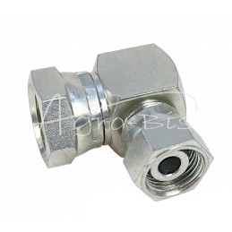 Hidraulinė jungtis - alkūnė 90 AA M22x1.5 - M18x1.5 15L/12L - HS603