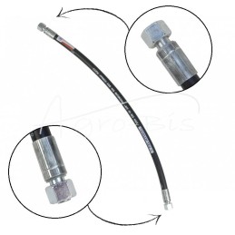 Hidraulinė žarna 330 bar sriegis M18x1,5 tiesus L-670mm DN10-2SN 33MPa PZL HYDRAL - AA-10-670/2SN