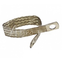 Įžeminimo vielos tinklas FI-10mm ilgio 270mm vario pynimas universalus nikeliuotas aukščiausios kokybės ELMOT - PM270PEL