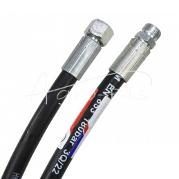 Hidraulinės žarnos sriegis M18x1,5 tiesus L-500mm DN10-1SN 5040320791 Bizon 18MPa PZL HYDRAL - AB-10-500/1SNH